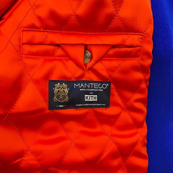 KITH New York Knicks Blue Wool Coaches Jacket - Picture 8 of 9